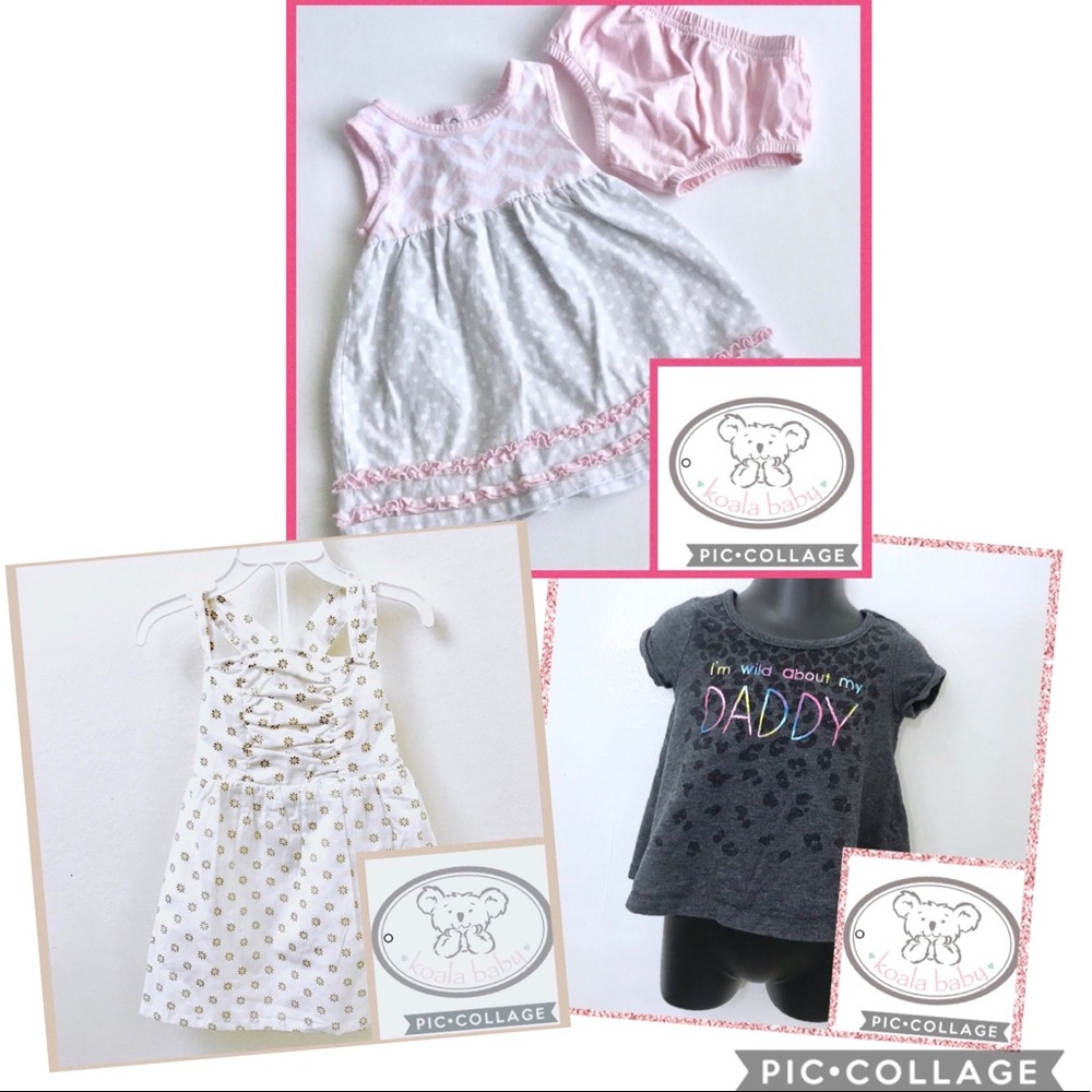 KOALA BABY 12-18 Months Girl Dresses / Top Bundle